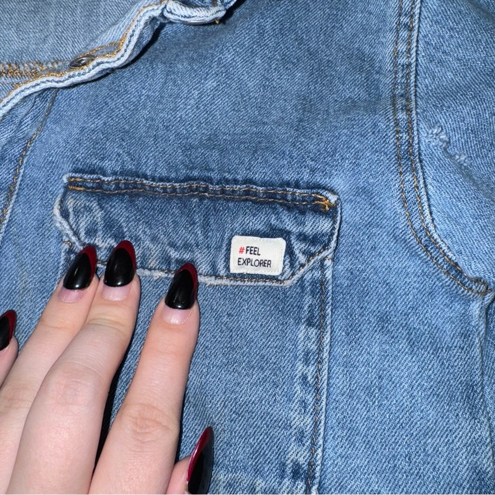 Zara Kids Blue Denim Jacket - Picture 3 of 5